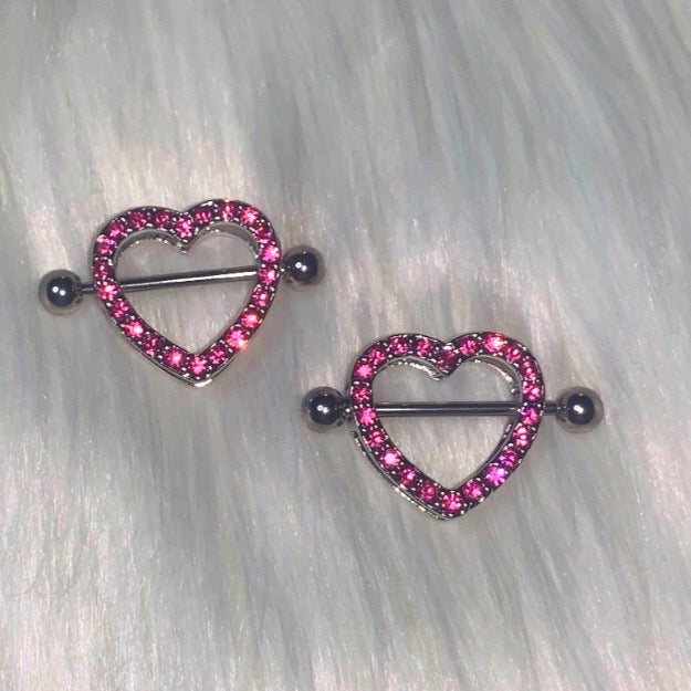 Big Hearts Nipple Ring